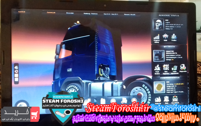 فروش اکانت استیم کد ۱۰۵۸۴