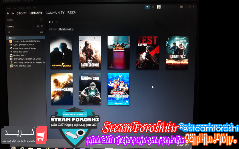 فروش اکانت استیم کد ۱۰۵۸۹