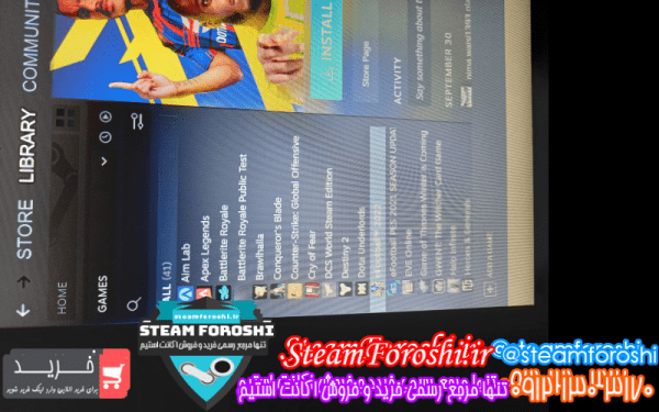 فروش اکانت استیم کد ۱۰۶۱۴