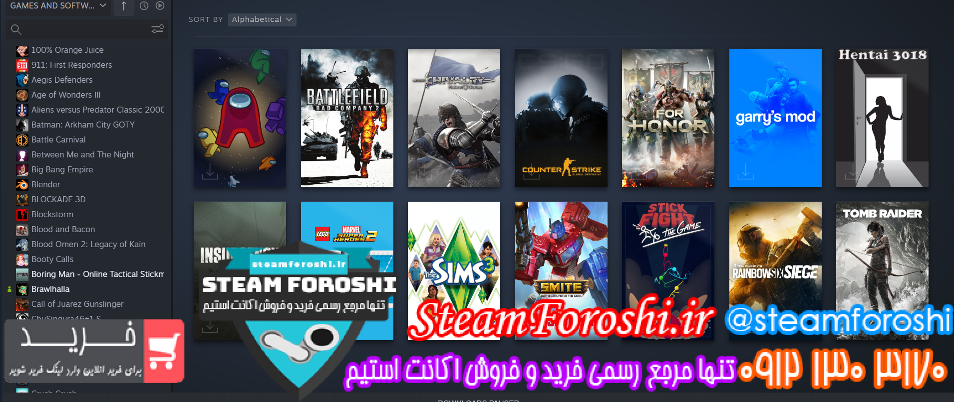 فروش اکانت استیم کد ۱۰۸۰۶