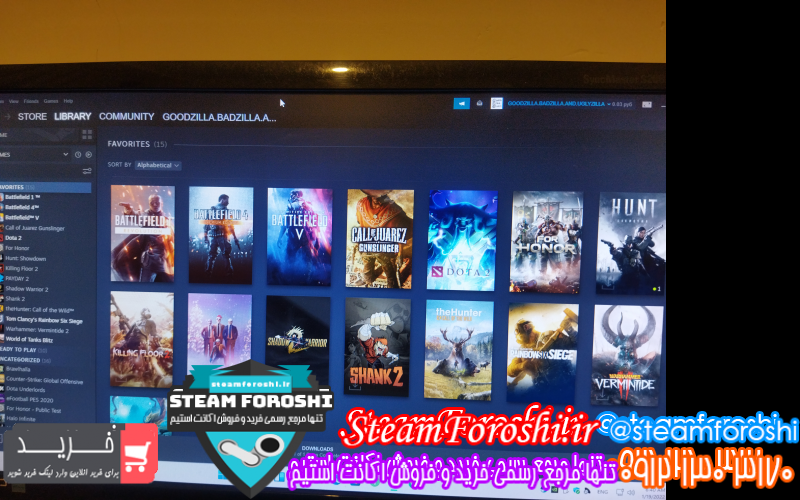 فروش اکانت استیم کد ۱۰۸۲۸