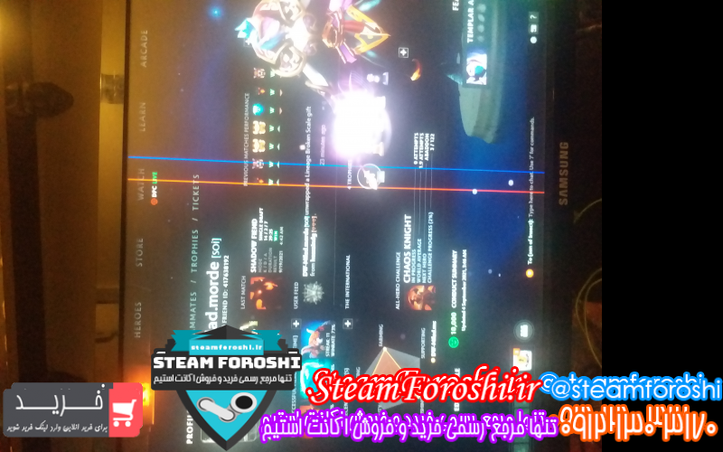 فروش اکانت دوتا ۲ کد ۱۰۷۵۰