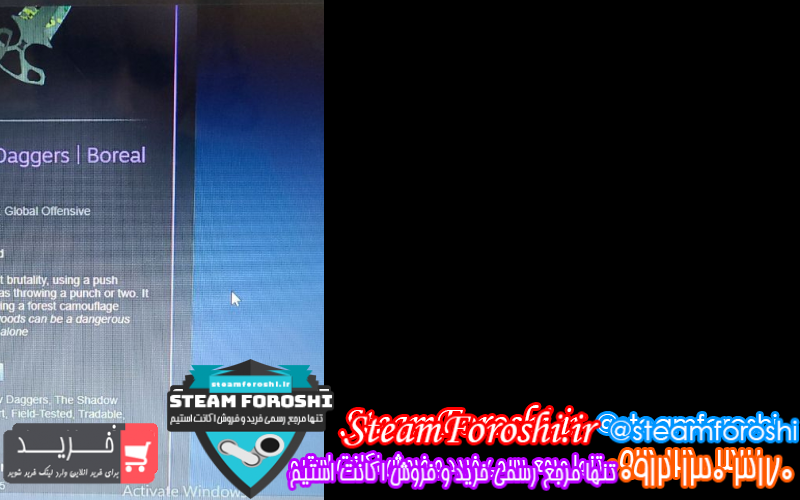 فروش آیتم cs go کد ۱۰۷۷۴