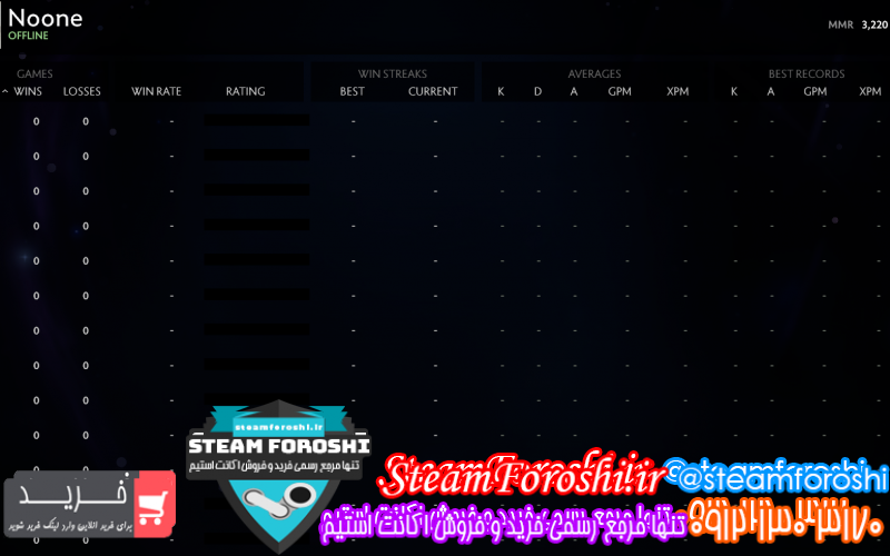 فروش اکانت دوتا ۲ کد ۱۰۷۸۰