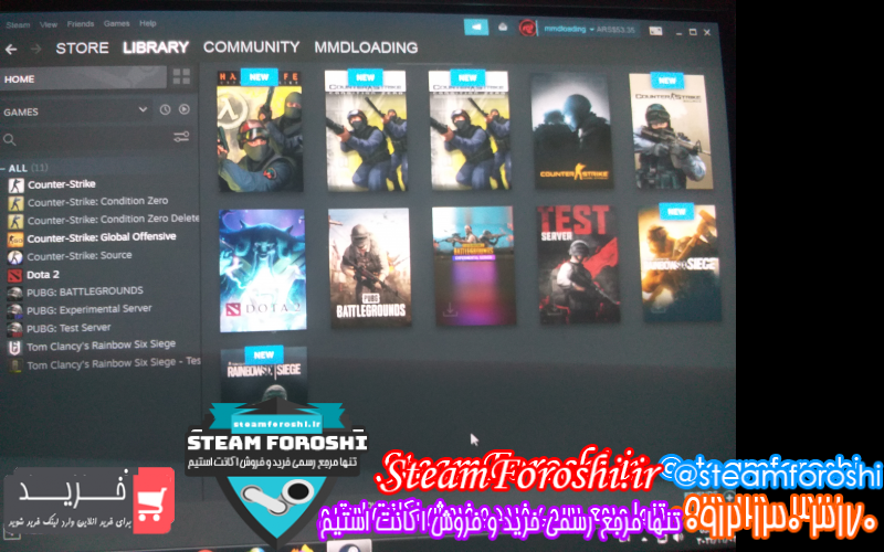 فروش اکانت استیم کد ۱۰۹۸۲