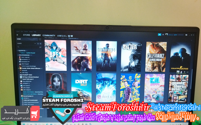 فروش اکانت استیم کد ۱۰۸۸۶