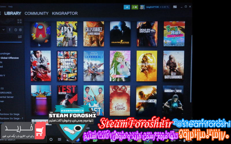 فروش اکانت استیم کد ۱۰۹۵۲