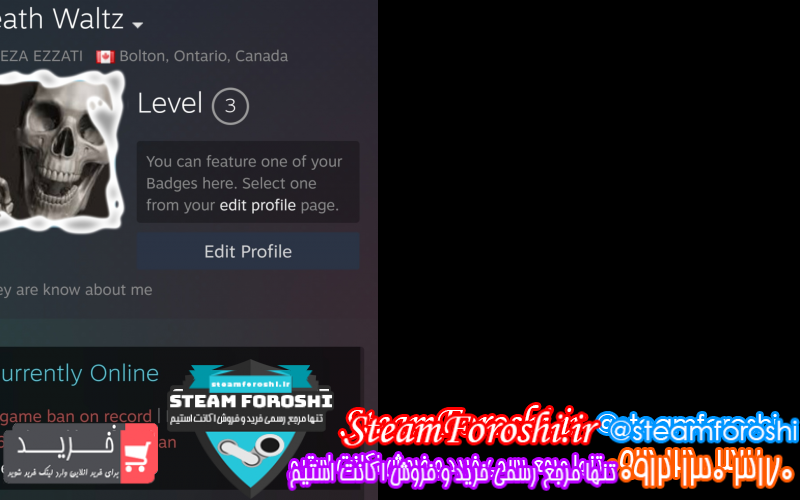 فروش اکانت استیم کد ۱۱۱۸۲