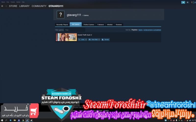 فروش اکانت استیم کد ۱۱۰۸۱