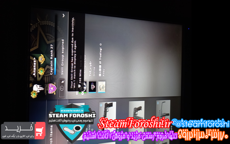 فروش اکانت استیم کد ۱۱۳۴۳