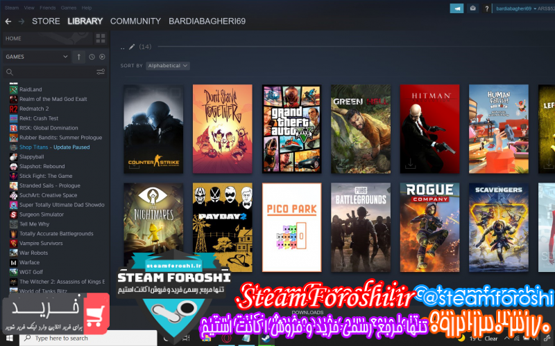 فروش اکانت استیم کد ۱۱۳۸۸