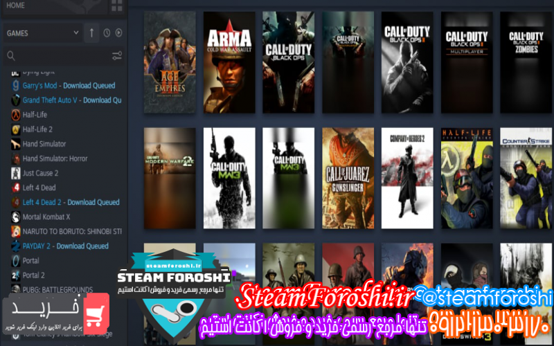 فروش اکانت استیم کد ۱۱۲۳۶