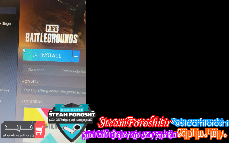 فروش اکانت استیم کد ۱۱۳۰۱