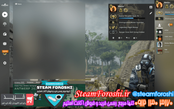 فروش اکانت cs go کد ۱۱۵۰۷