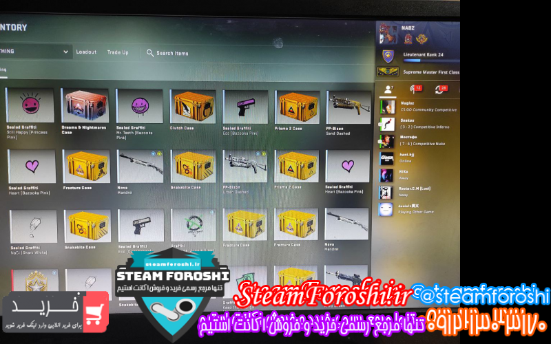 فروش اکانت cs go کد ۱۱۳۹۷