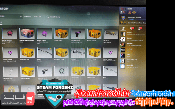 فروش اکانت cs go کد ۱۱۴۲۸