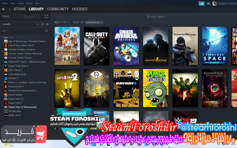 فروش اکانت استیم کد ۱۱۴۳۳