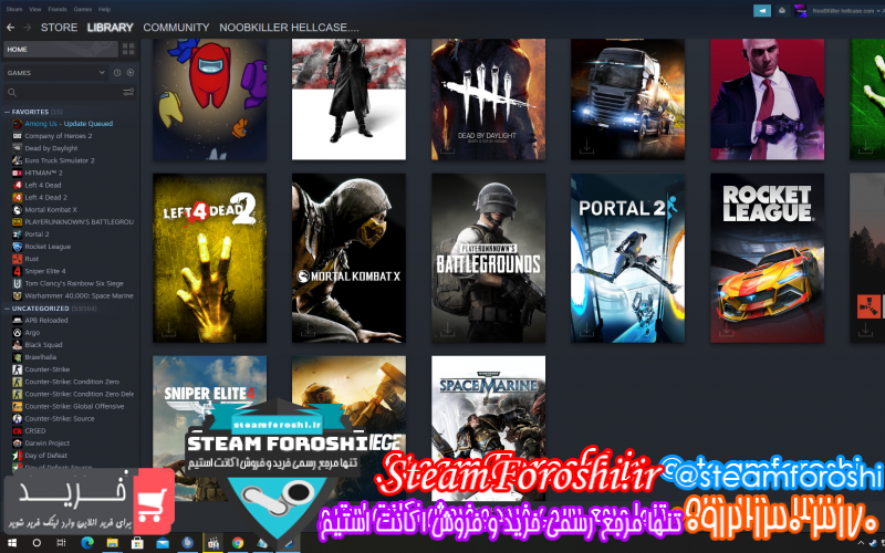 فروش اکانت استیم کد ۱۱۴۶۱