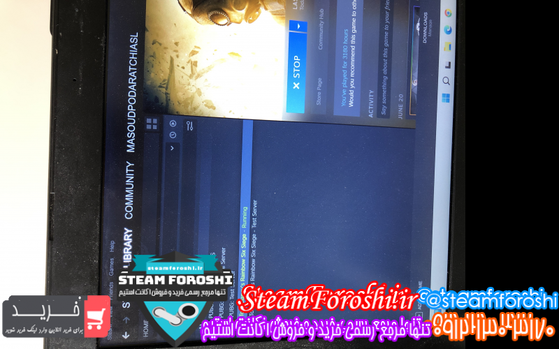 فروش اکانت استیم کد ۱۱۶۶۵