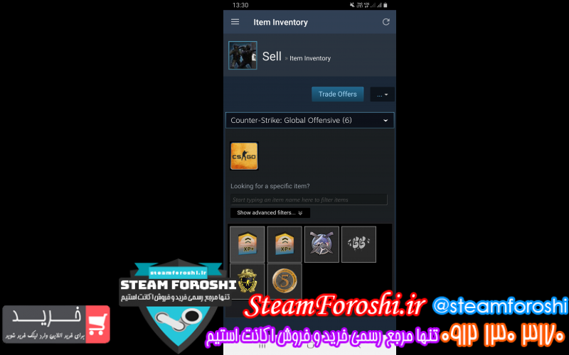 فروش اکانت cs go کد ۱۱۵۷۶