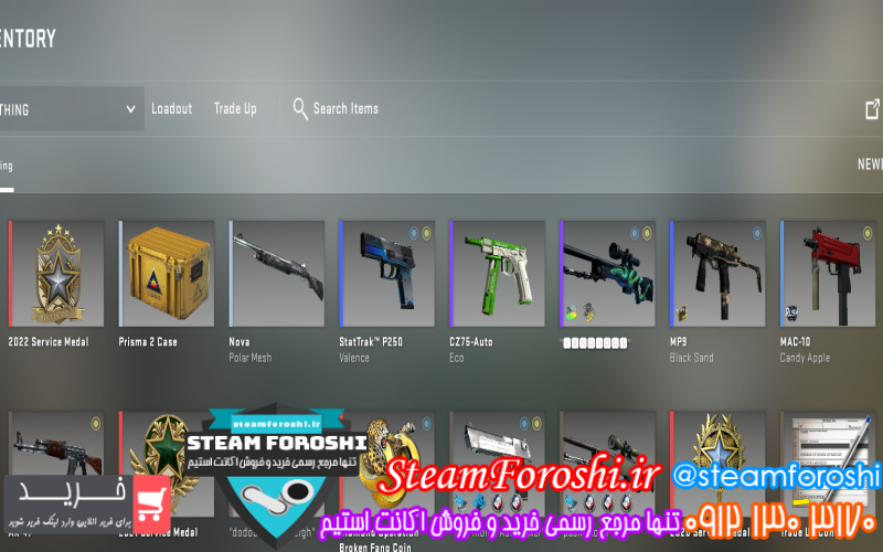 فروش اکانت cs go کد ۱۱۵۹۲