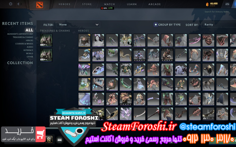 فروش اکانت دوتا ۲ کد ۱۱۶۳۹