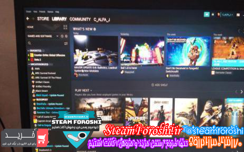 فروش اکانت استیم کد ۱۱۶۹۹