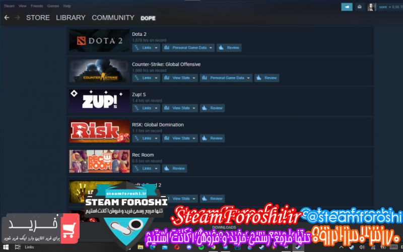 فروش اکانت استیم کد ۱۱۶۸۶