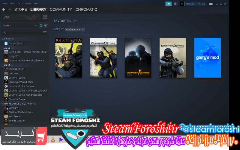 فروش اکانت استیم کد 11906