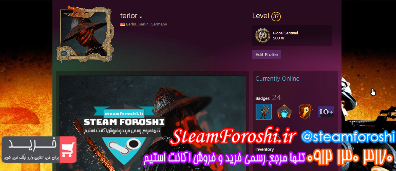 فروش اکانت cs go کد 11947