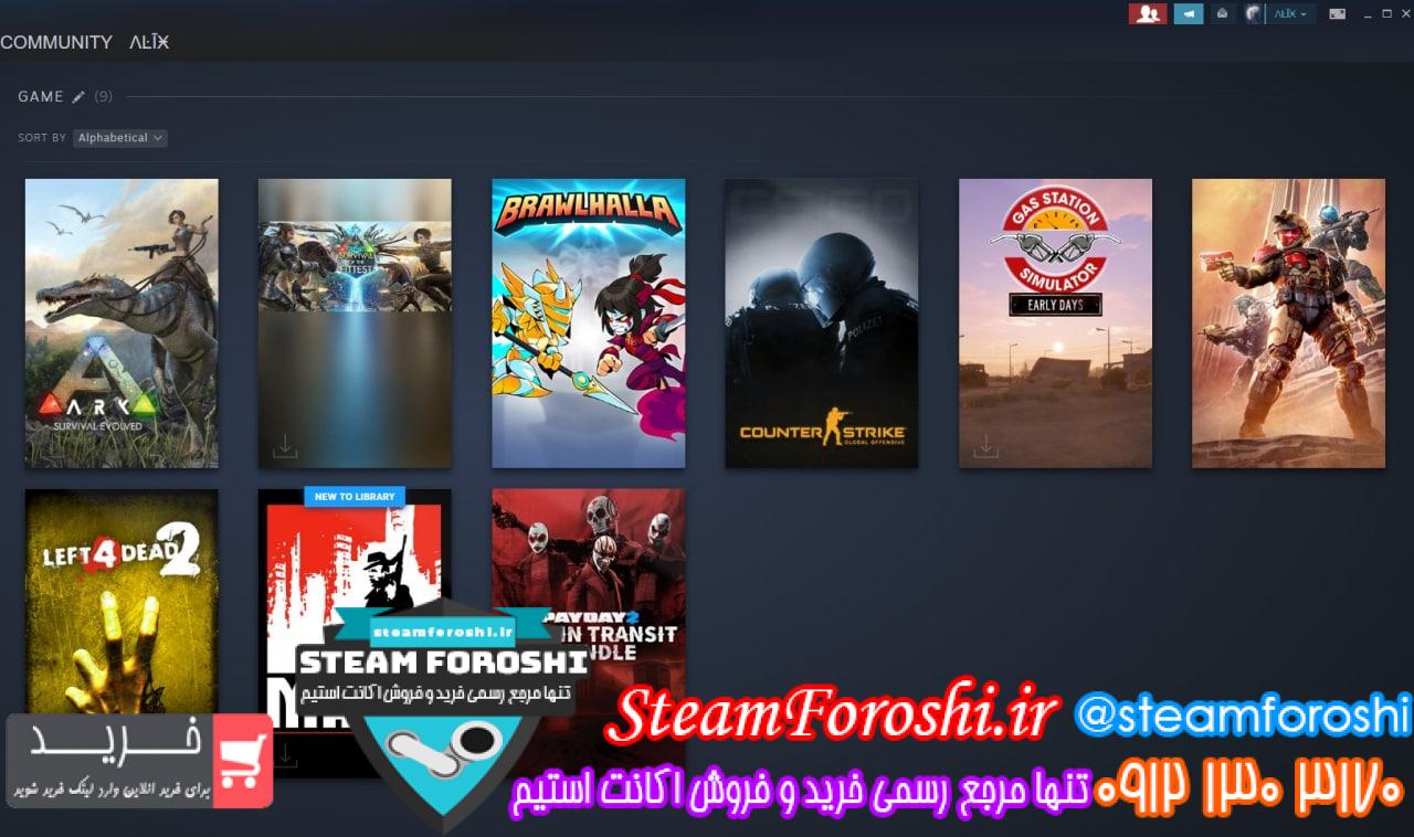 فروش اکانت استیم کد 12005