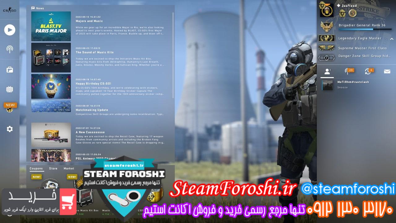 فروش اکانت cs go کد 12034