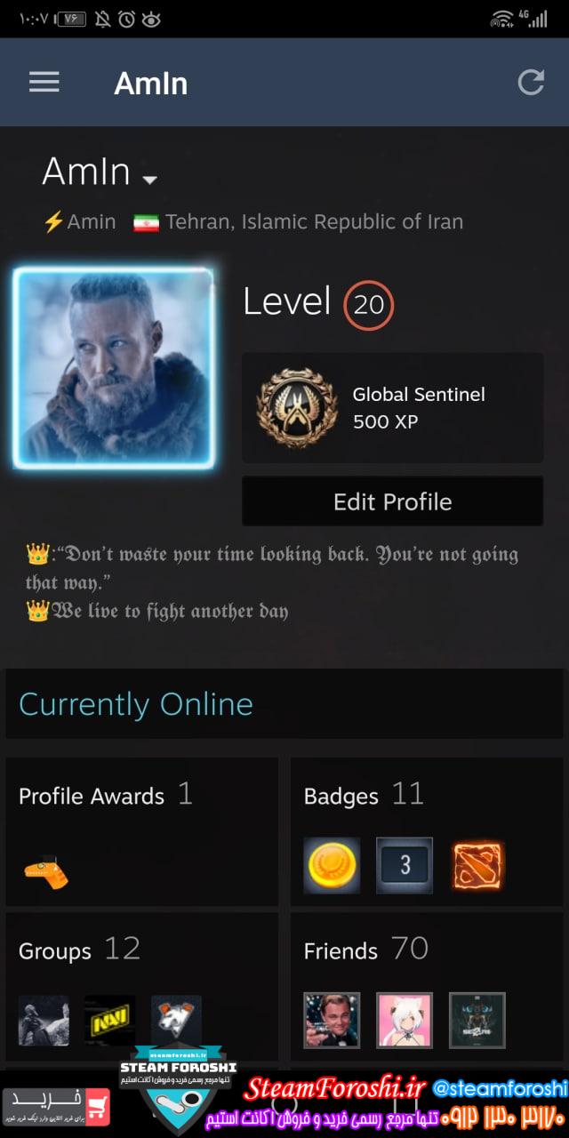 فروش اکانت cs go کد 12095