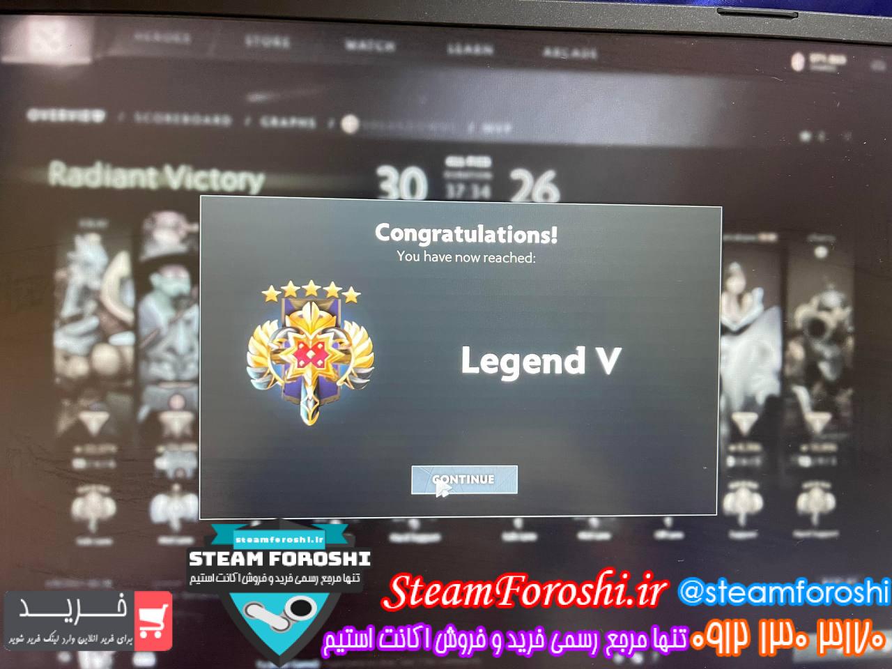 فروش اکانت دوتا 2 کد 12184