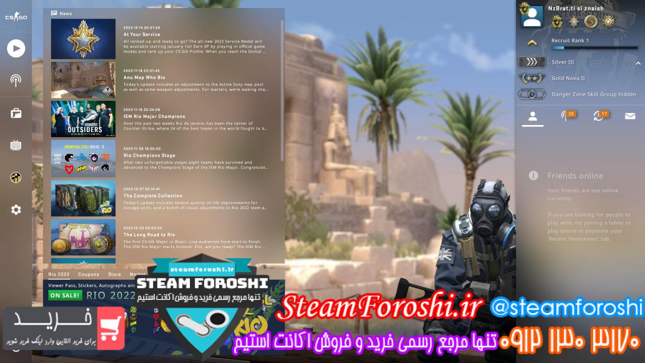 فروش اکانت cs go کد 12288