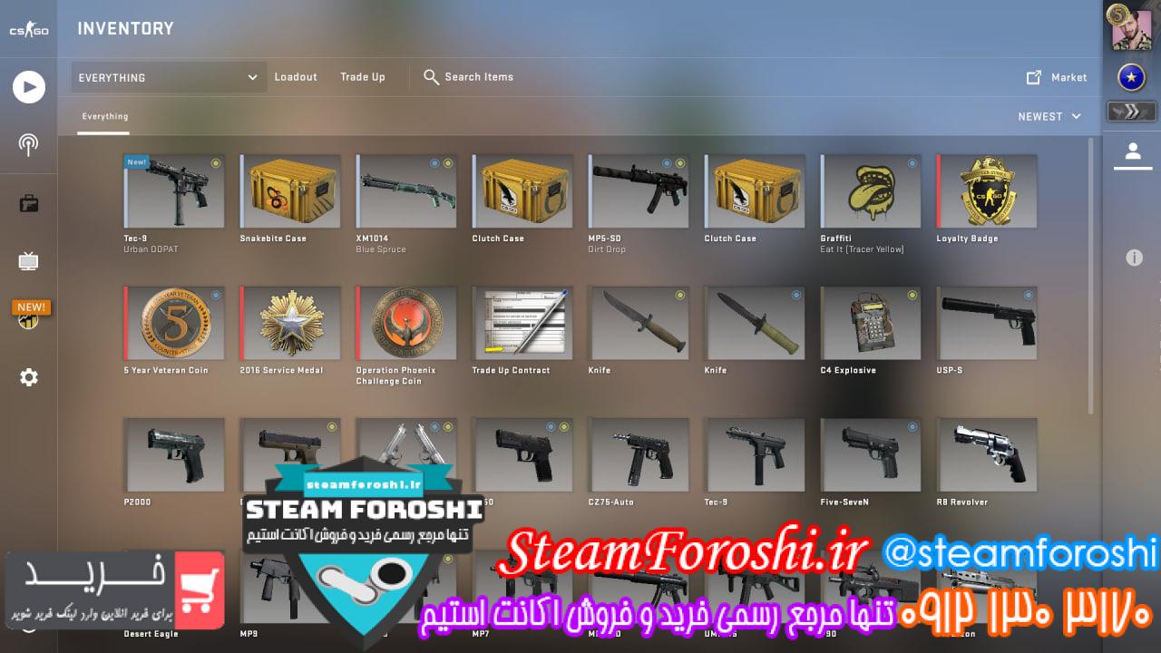فروش اکانت cs go کد 12336
