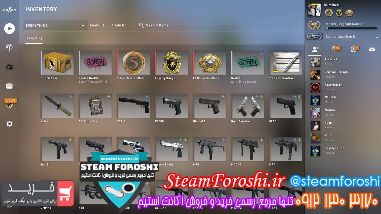 فروش اکانت cs go کد 12395