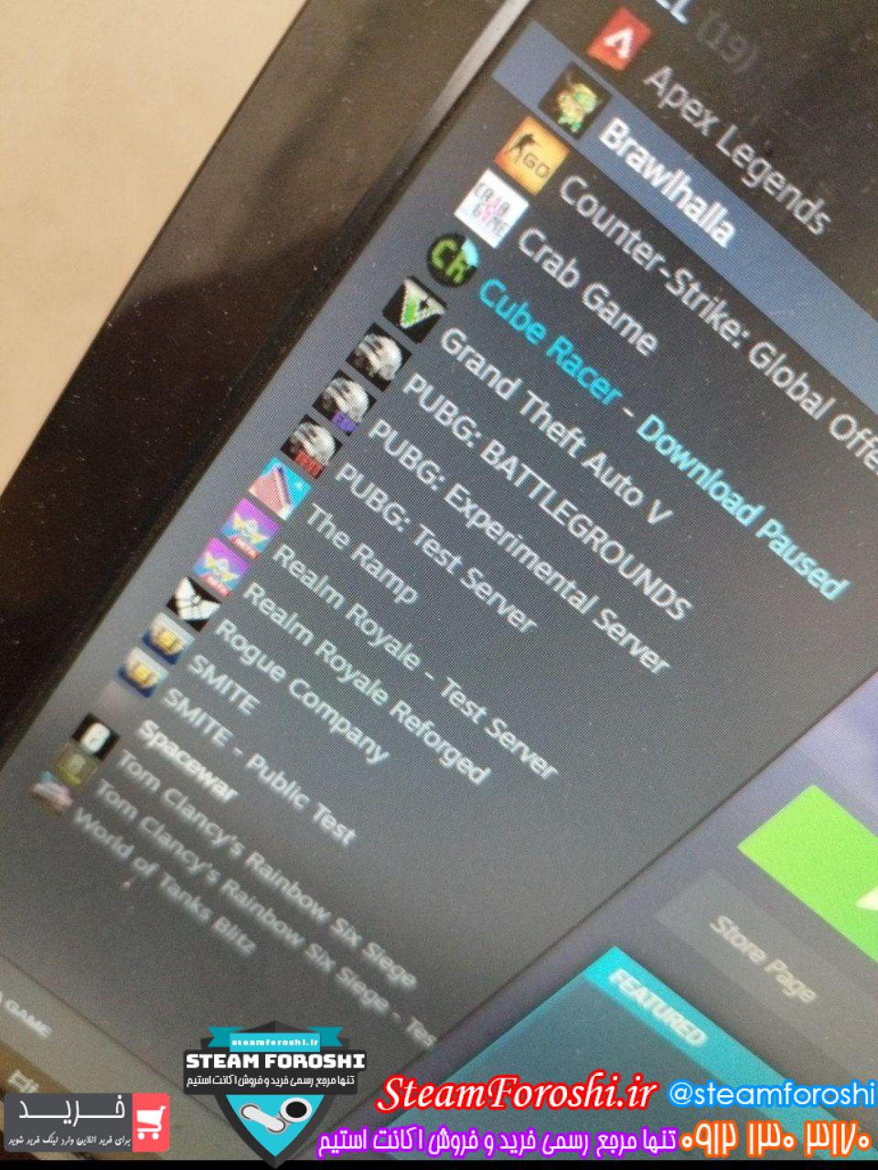 فروش اکانت استیم کد 12507