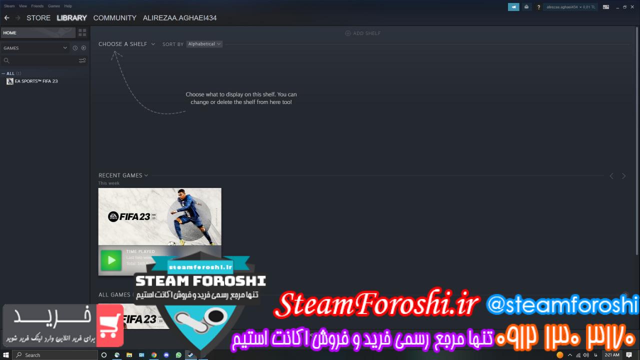 فروش اکانت استیم کد 12590