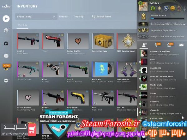 فروش اکانت cs go کد 12634