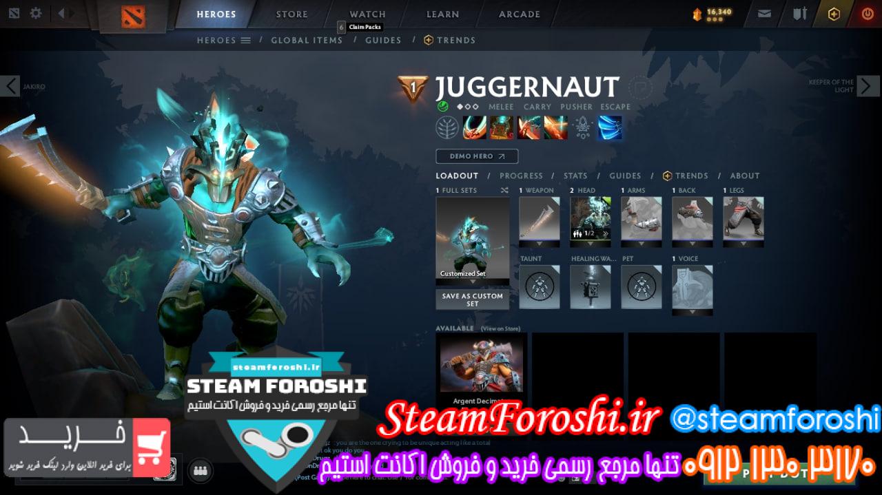 فروش اکانت دوتا 2 کد 12271