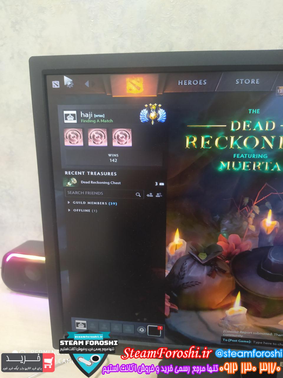 فروش اکانت دوتا 2 کد 12738