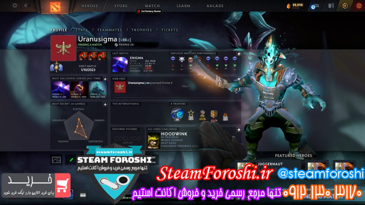 خرید اکانت دوتا 2 کد 12850 | استیم فروشی - خرید و فروش اکانت دوتا 2 و ...