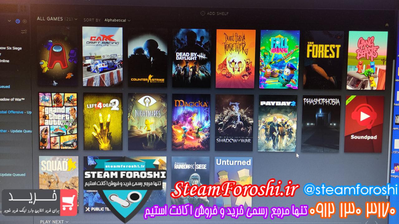 فروش اکانت استیم کد 12799