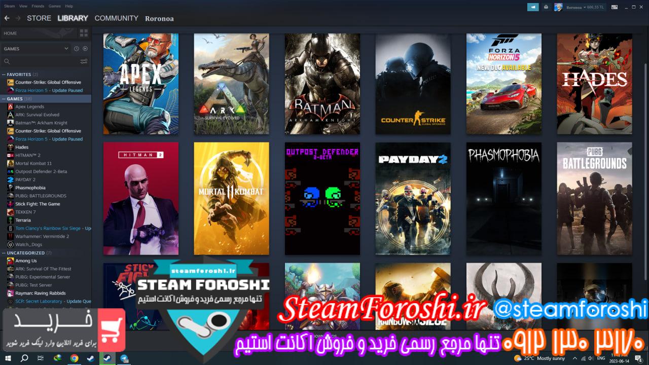 خرید اکانت استیم کد 12925