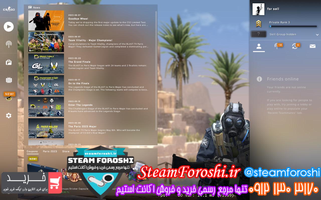 خرید اکانت cs go کد 12974