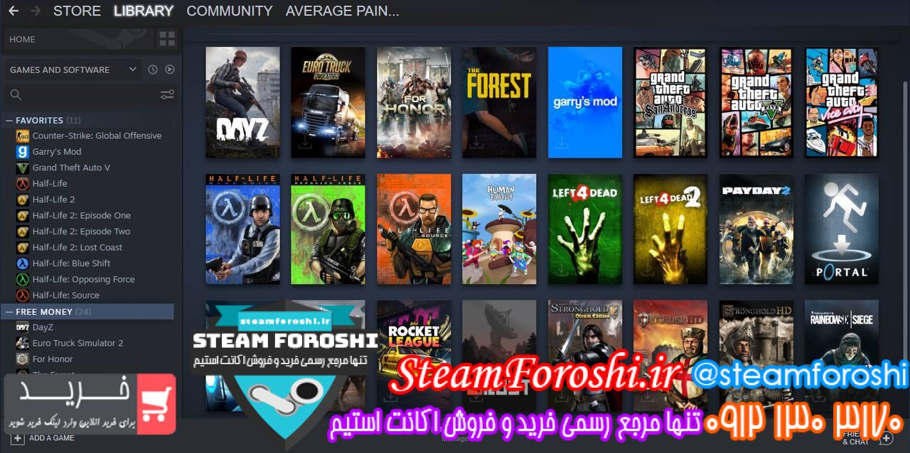 خرید اکانت استیم کد 12979