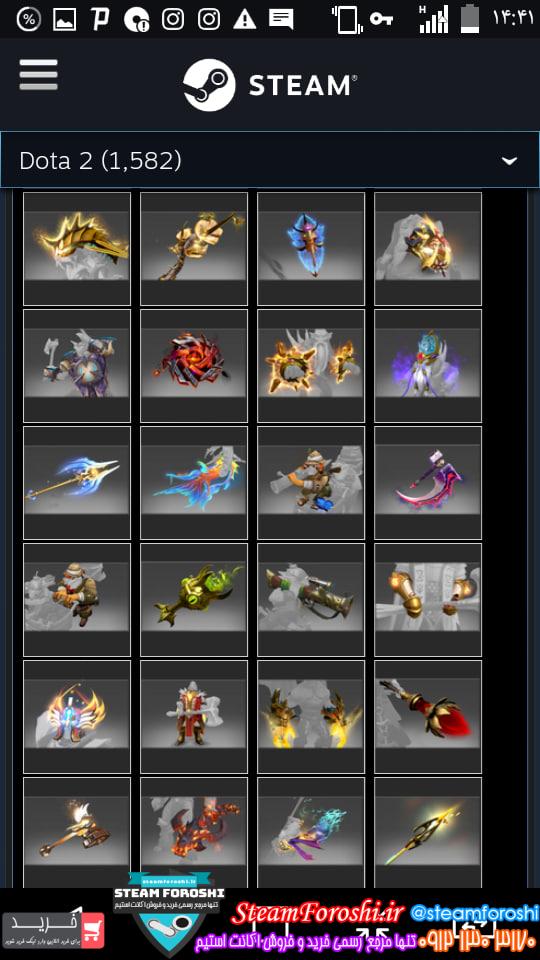 خرید اکانت دوتا 2 کد 12982