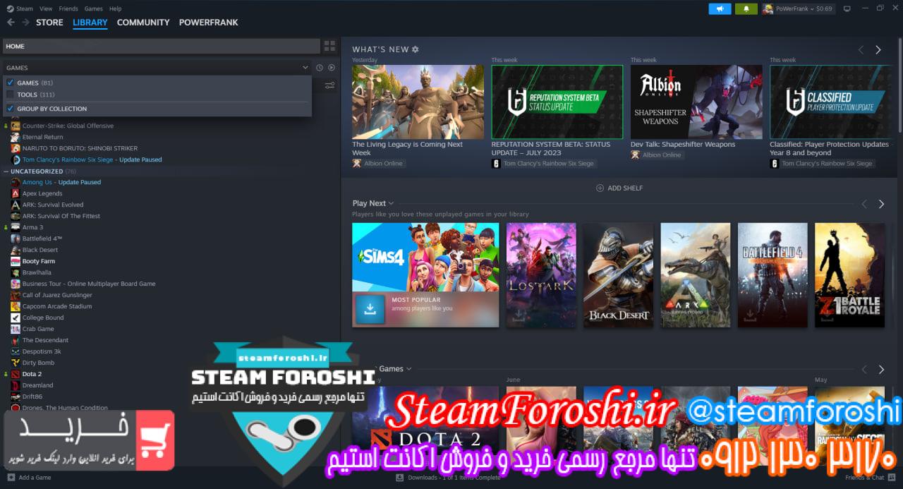 خرید اکانت استیم کد 12994