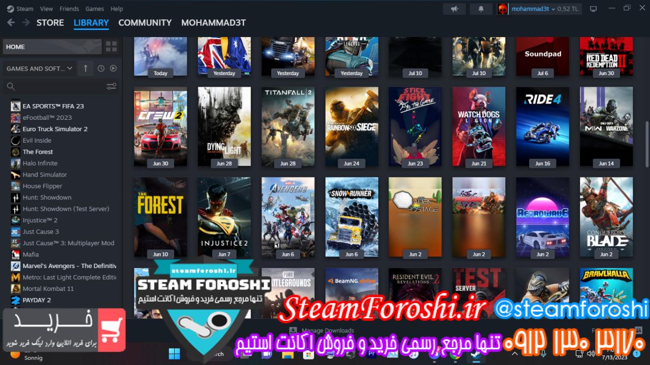 خرید اکانت استیم کد 13007